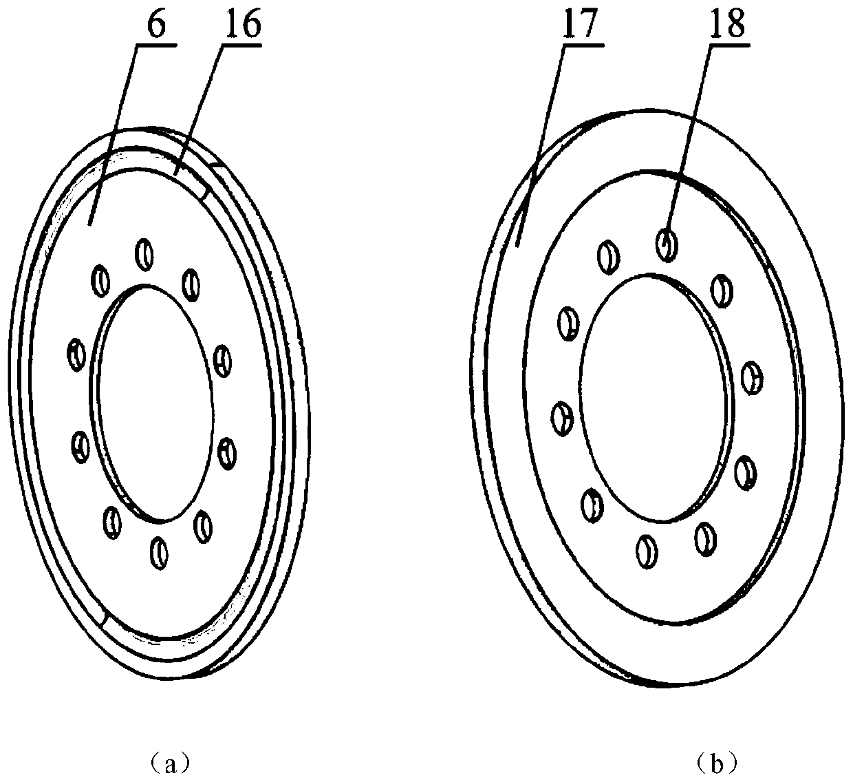 Piezoelectric actuated integral diaphragm