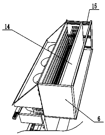 Uniform-thickness slicing device for kiwi fruit processing