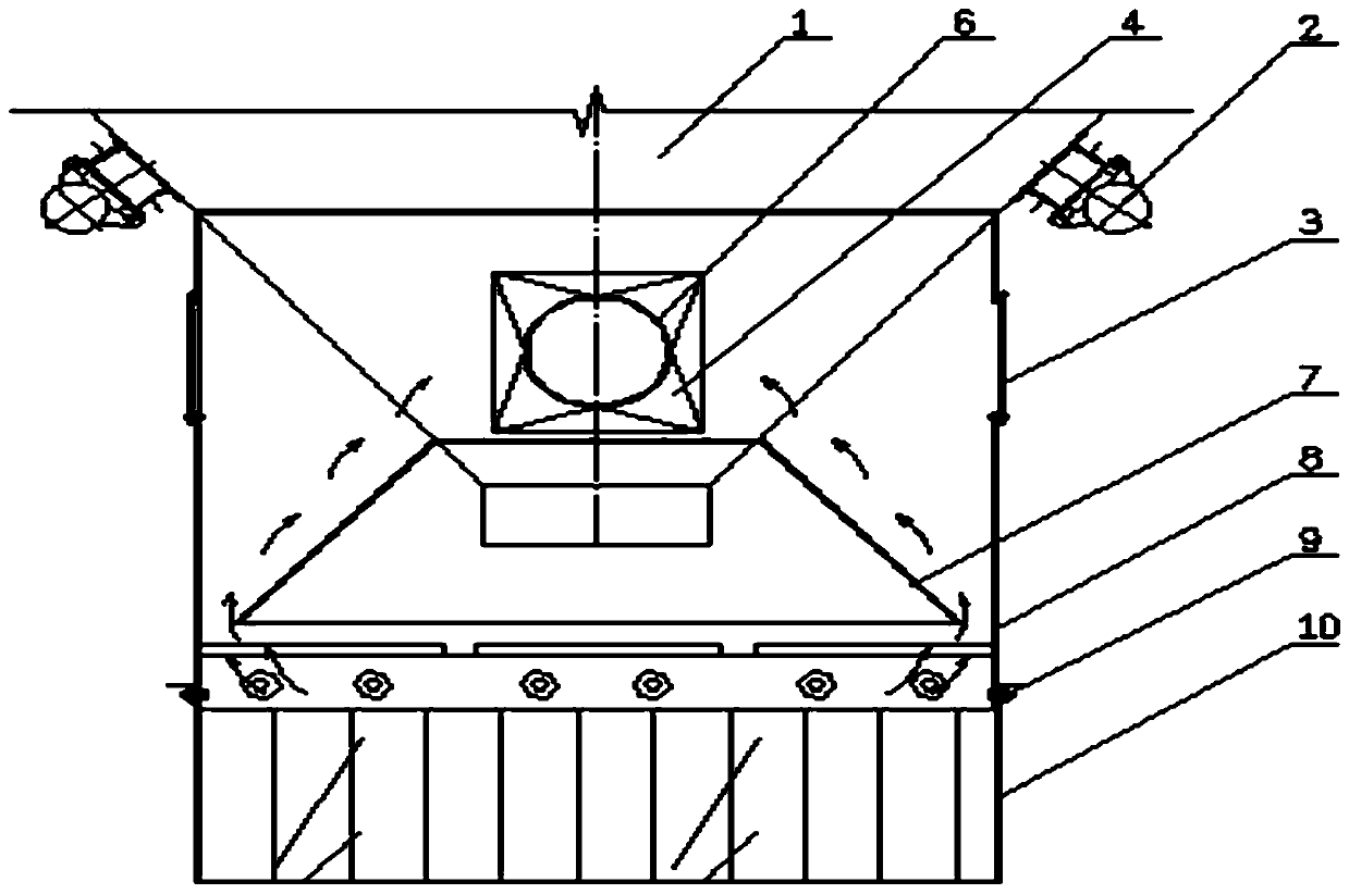 Dust collection device and environment-friendly discharge device