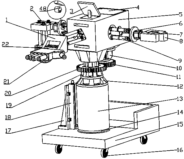 Integrated bionic massage robot based on flexible driving