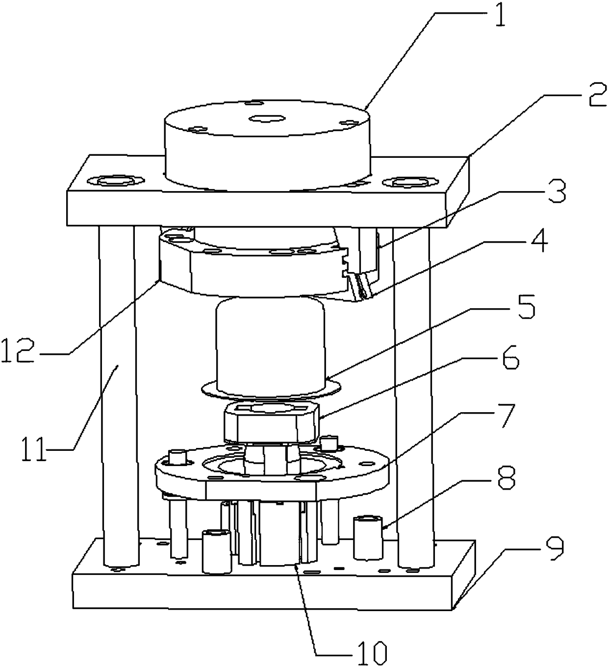 Riveting and pressing integrated tool for air cover pressing