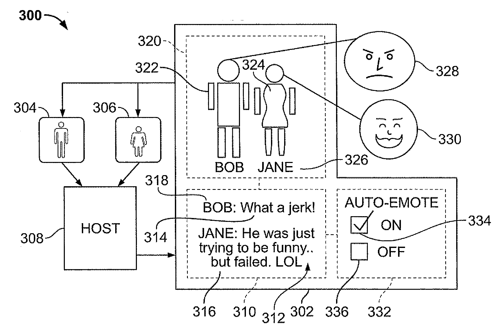 Multi-instance, multi-user animation with coordinated chat