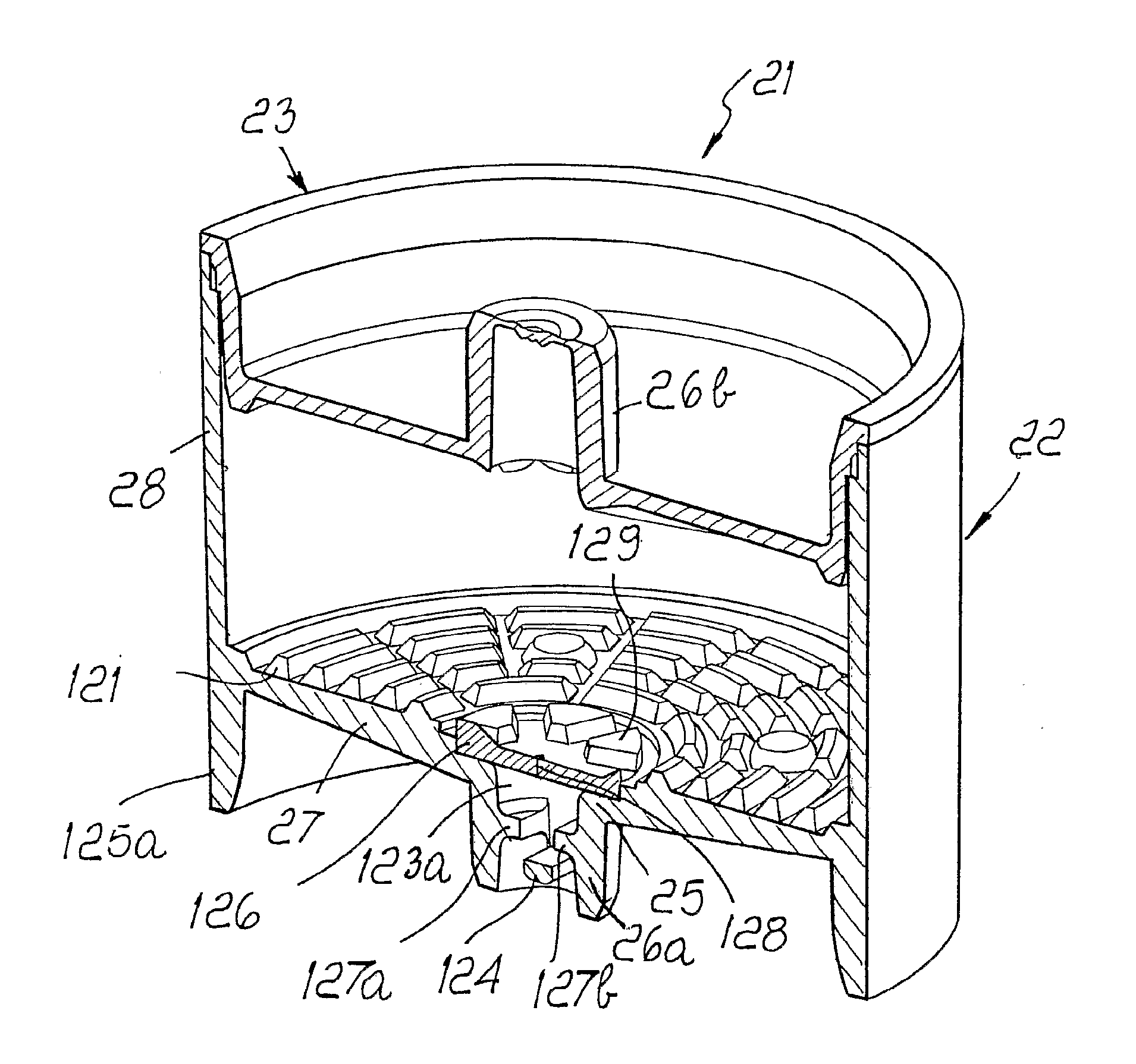 Integrated cartridge for extracting a beverage from a particulate substance