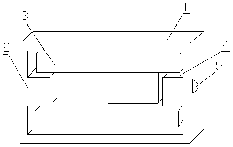 Box used for containing cutters on construction site