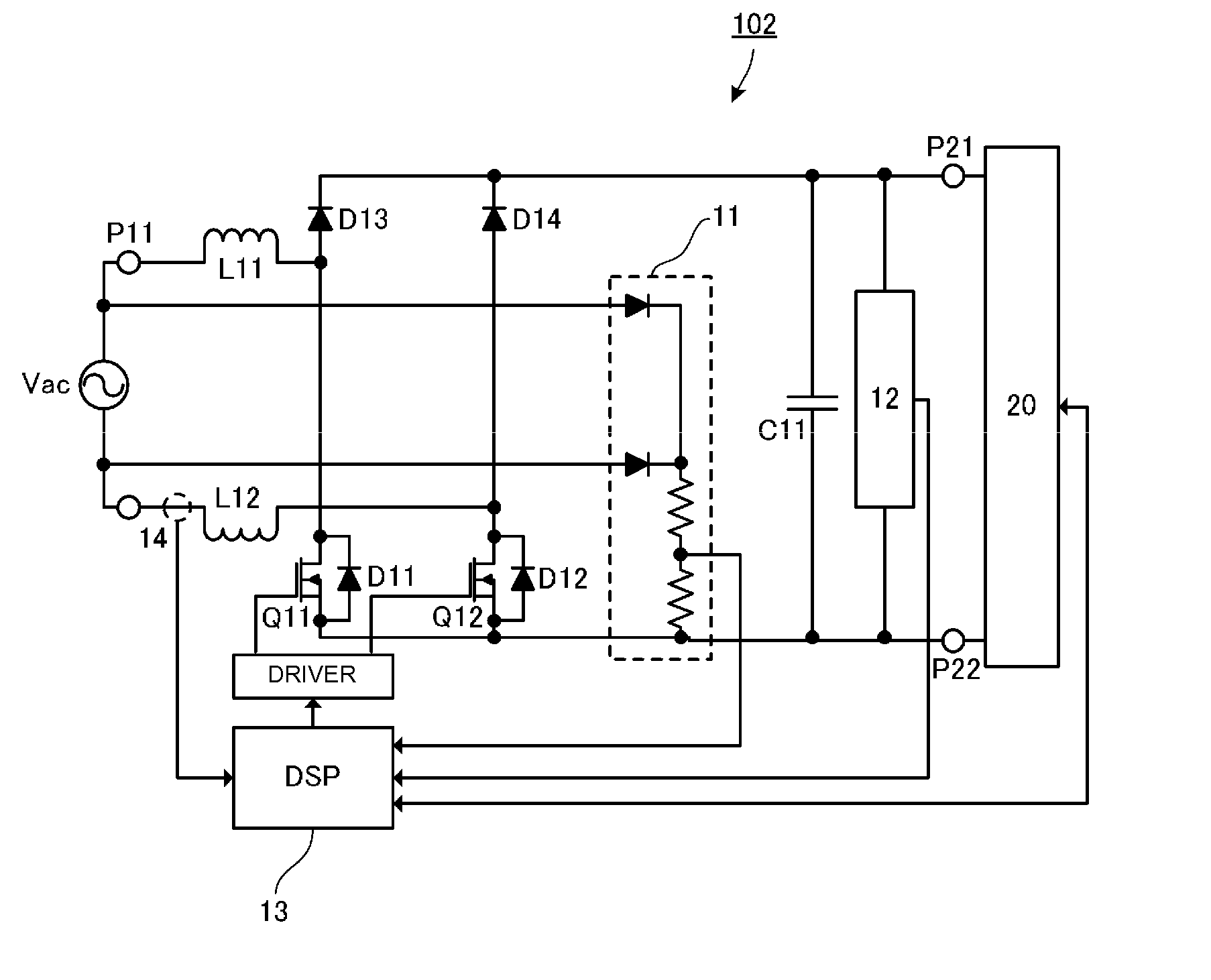 Power factor correction converter