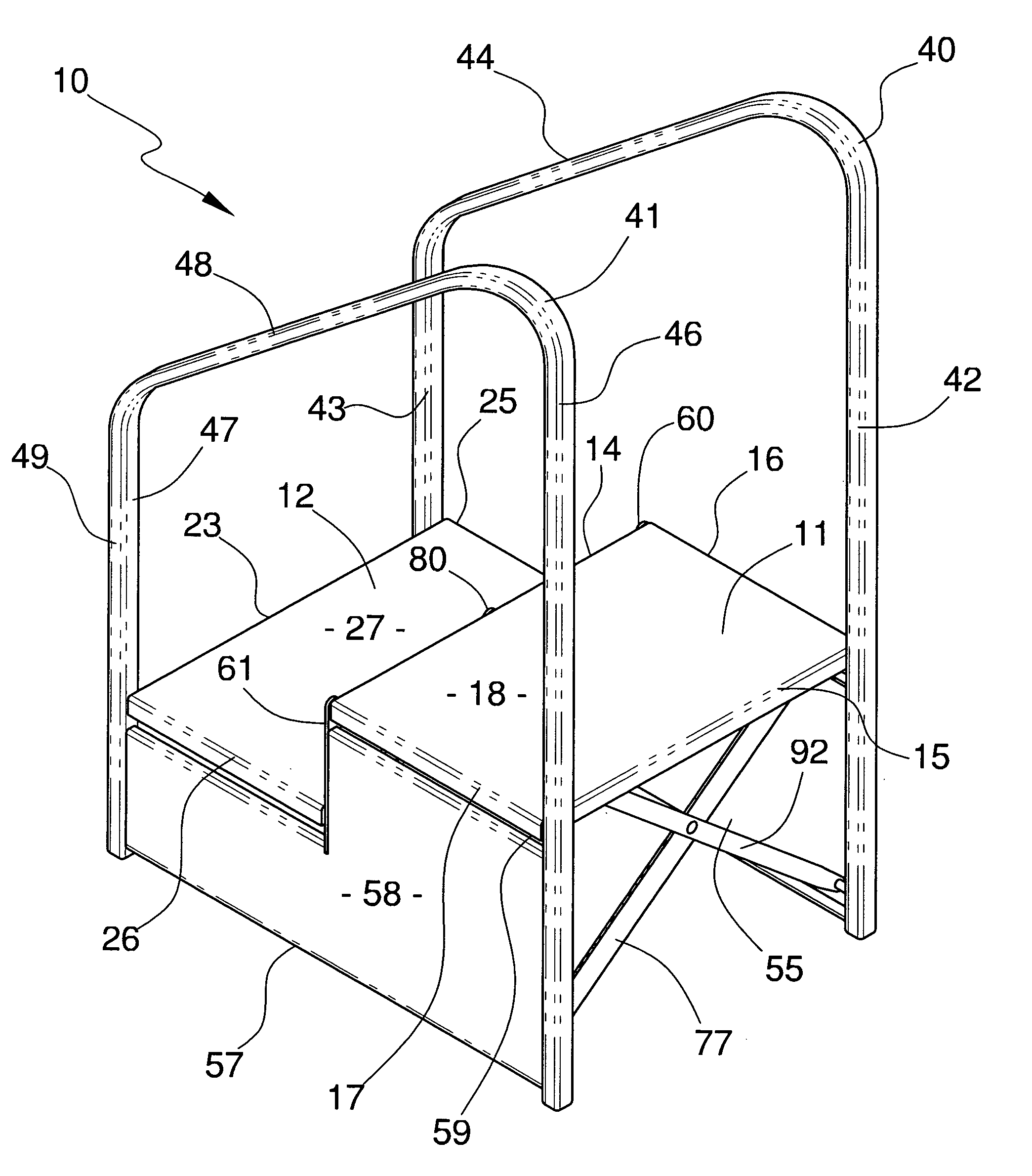 Folding steps