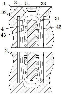 High-performance gate valve casting