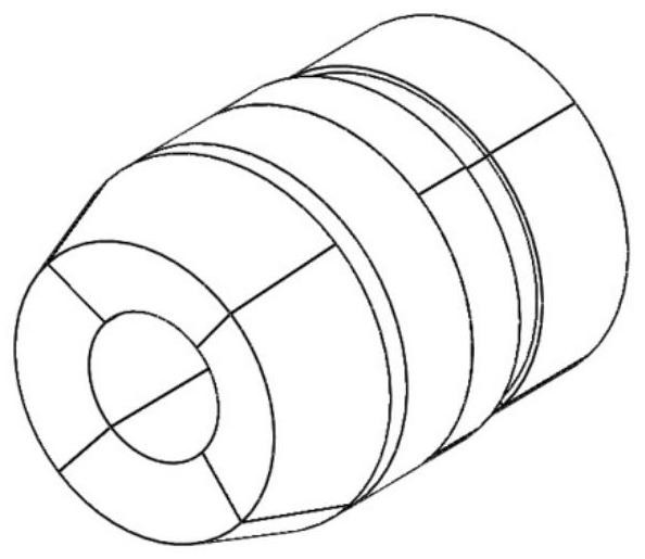 A shelling valve with reduced fluid resistance