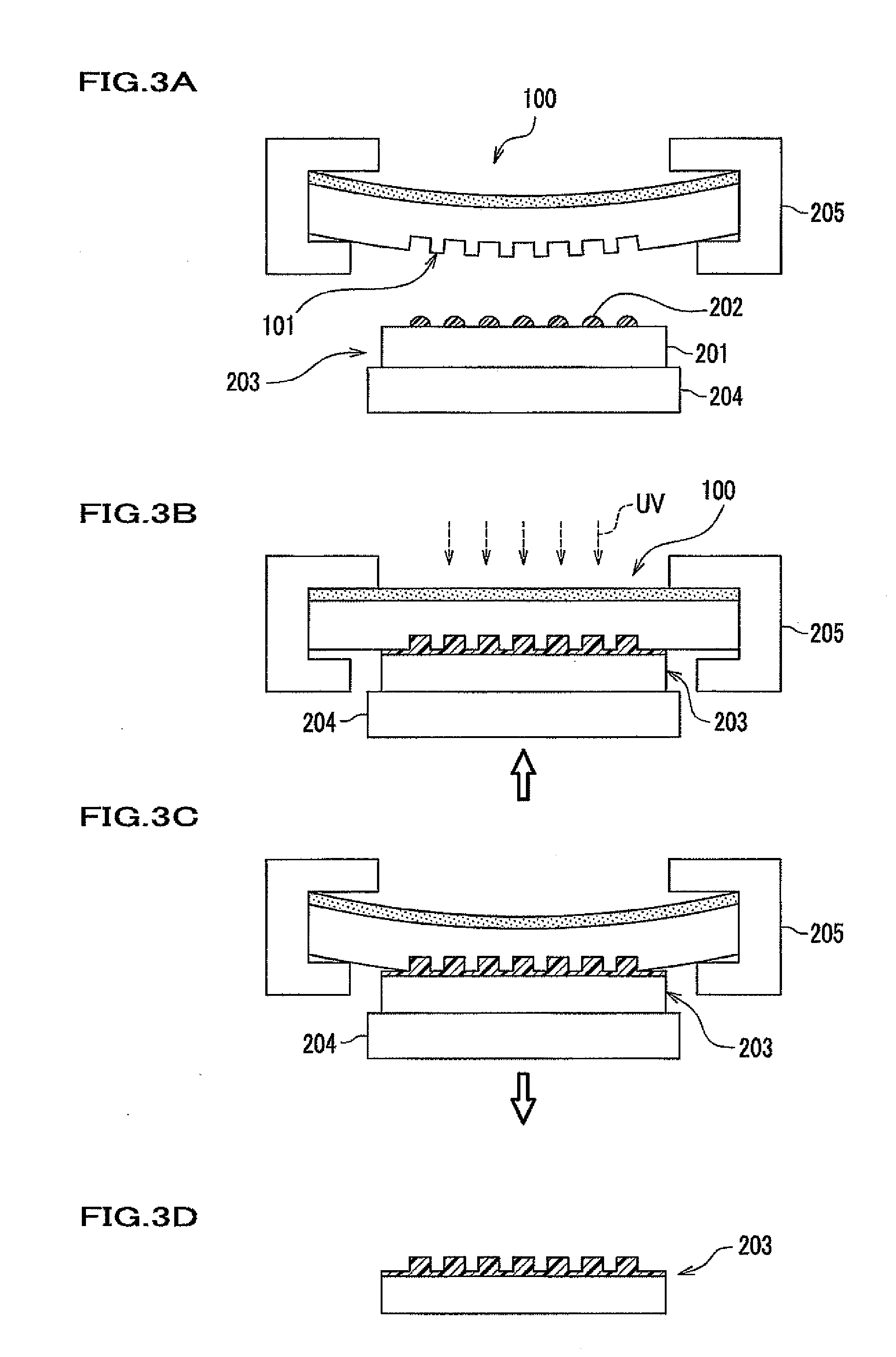 Stamper for minute structure transfer and a method for manufacturing the same