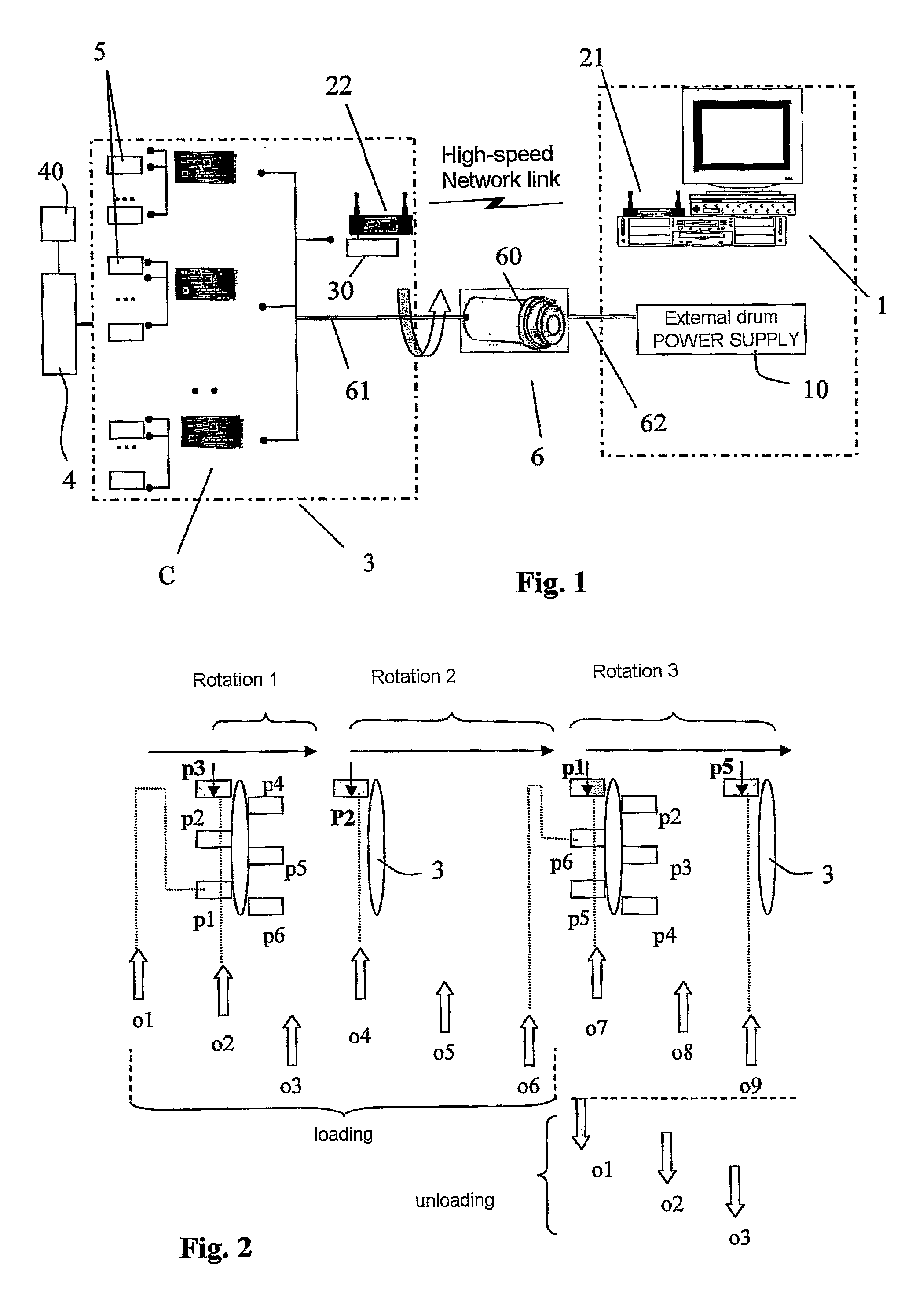 Machine for personalising chip cards at a high processing rate