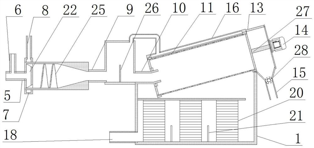 Oil field fracturing flow-back fluid purification treatment device