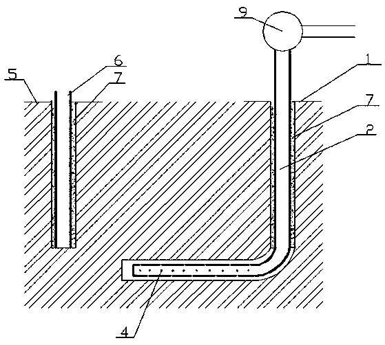 Sieve tube process brine extraction device