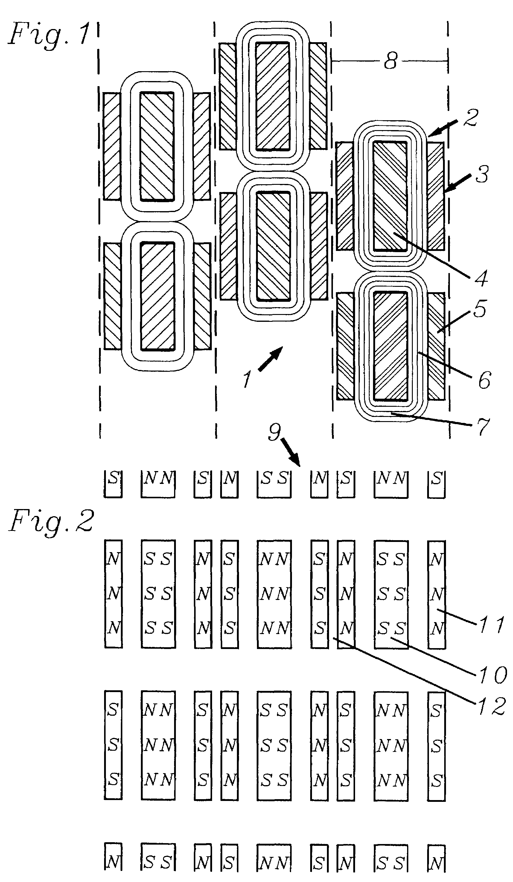 Electric machine for high magnetic reversal frequencies