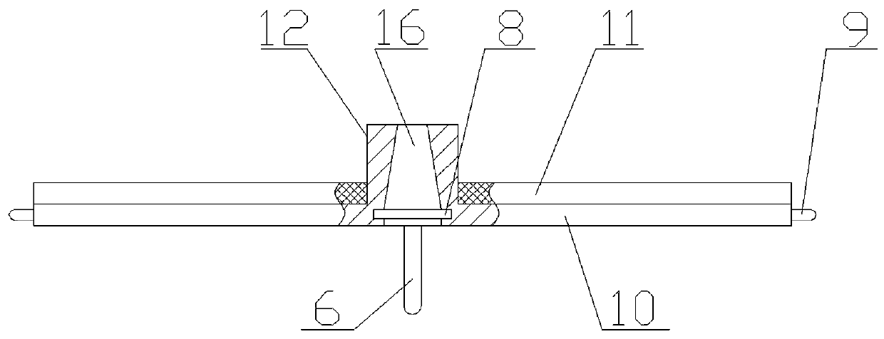 Live-line work mistaken-touch prevention insulation baffle plate