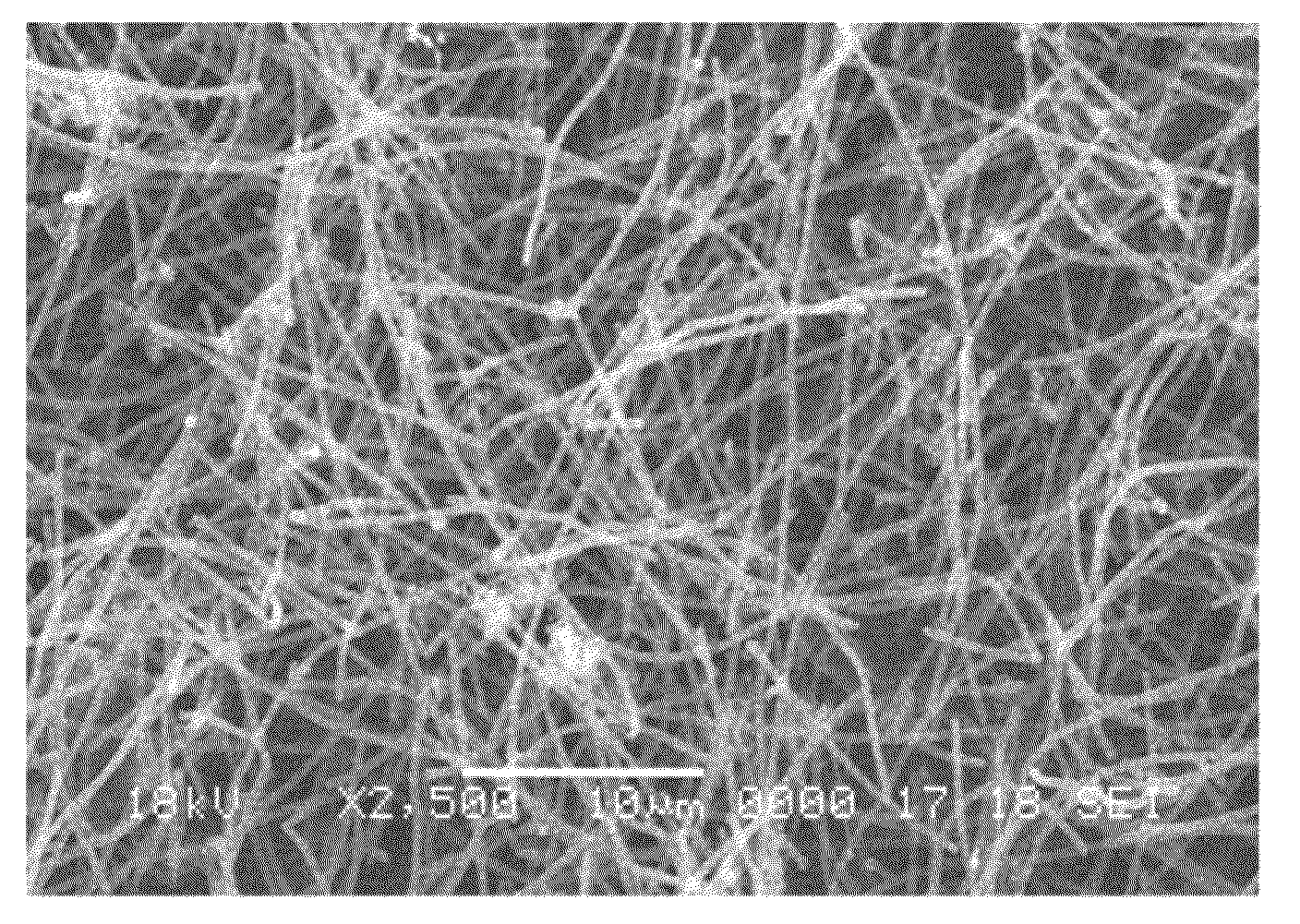 Method for forming vapor grown graphite fibers composition and mixture formed by the same and applications thereof