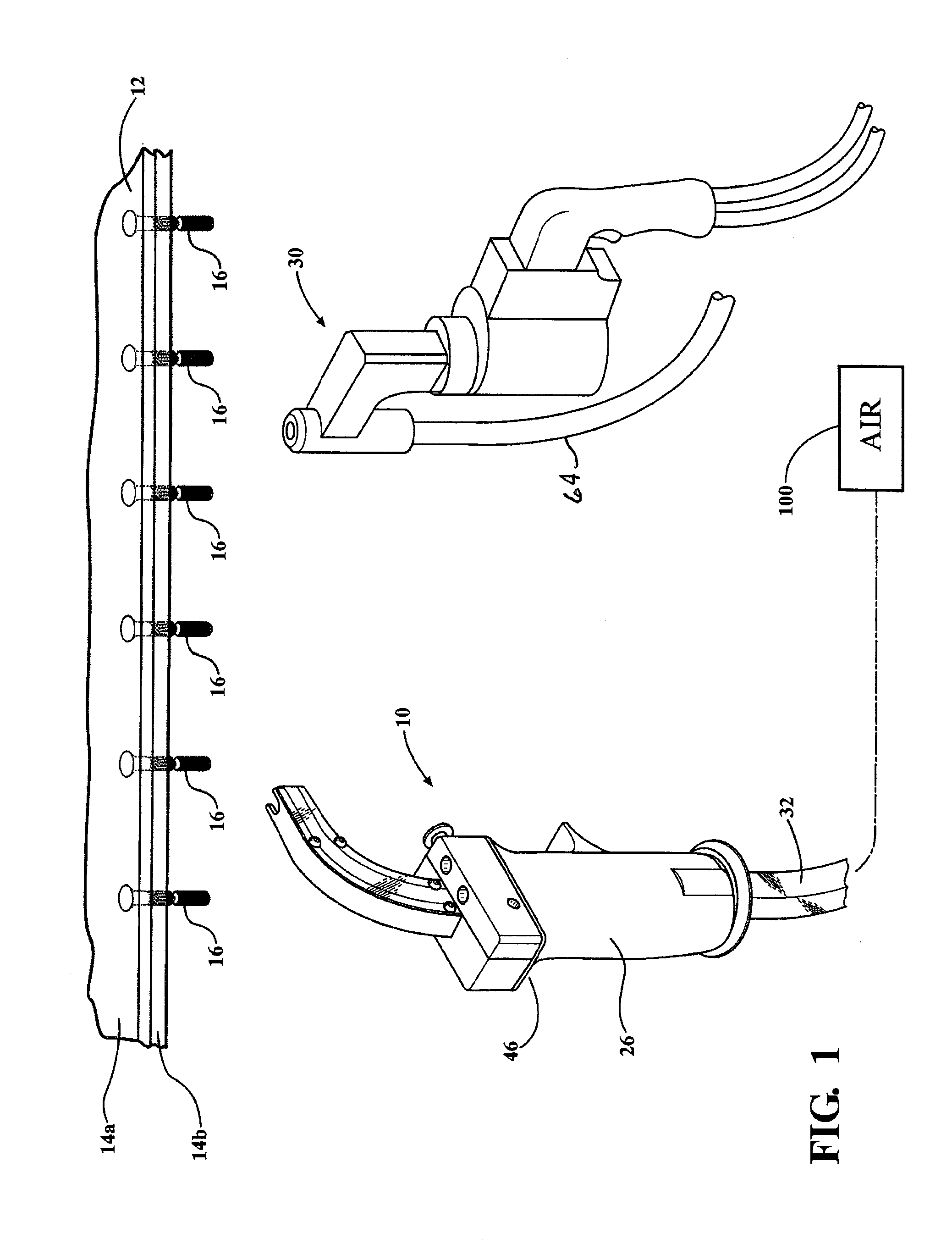 Feed devices for swagable lockbolt collars