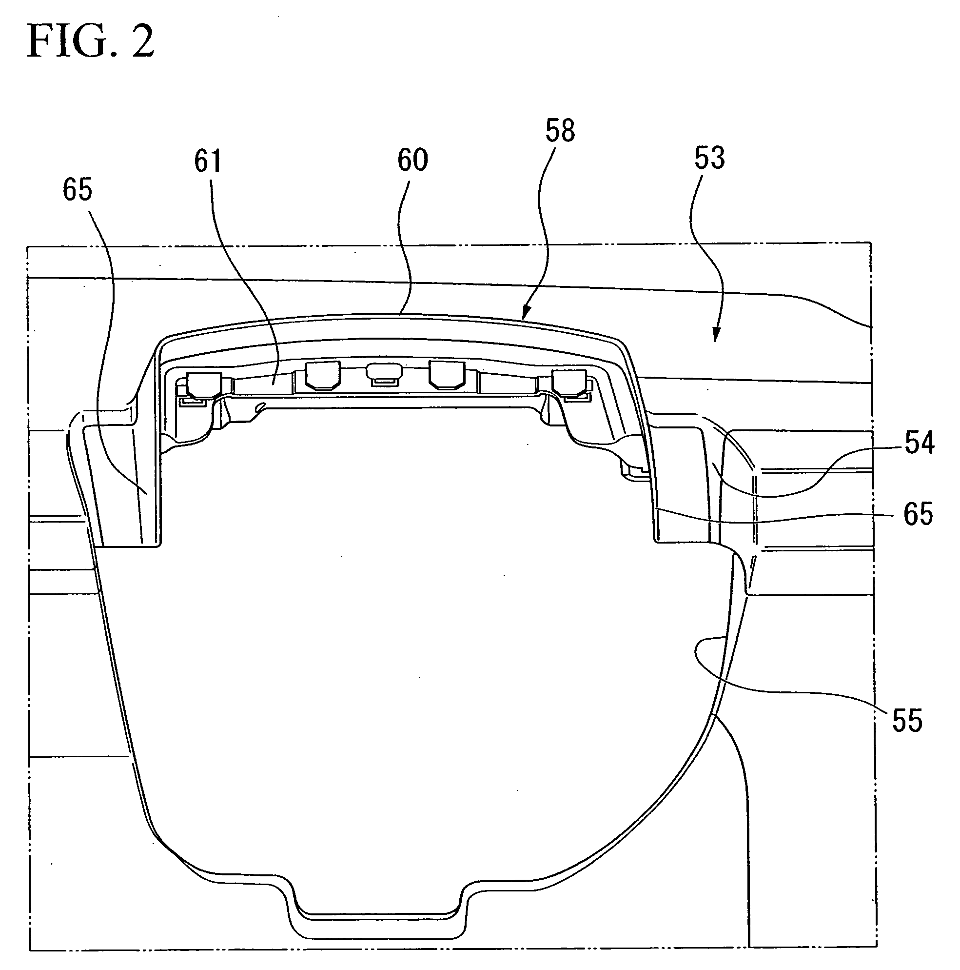 Instrument panel and shield member