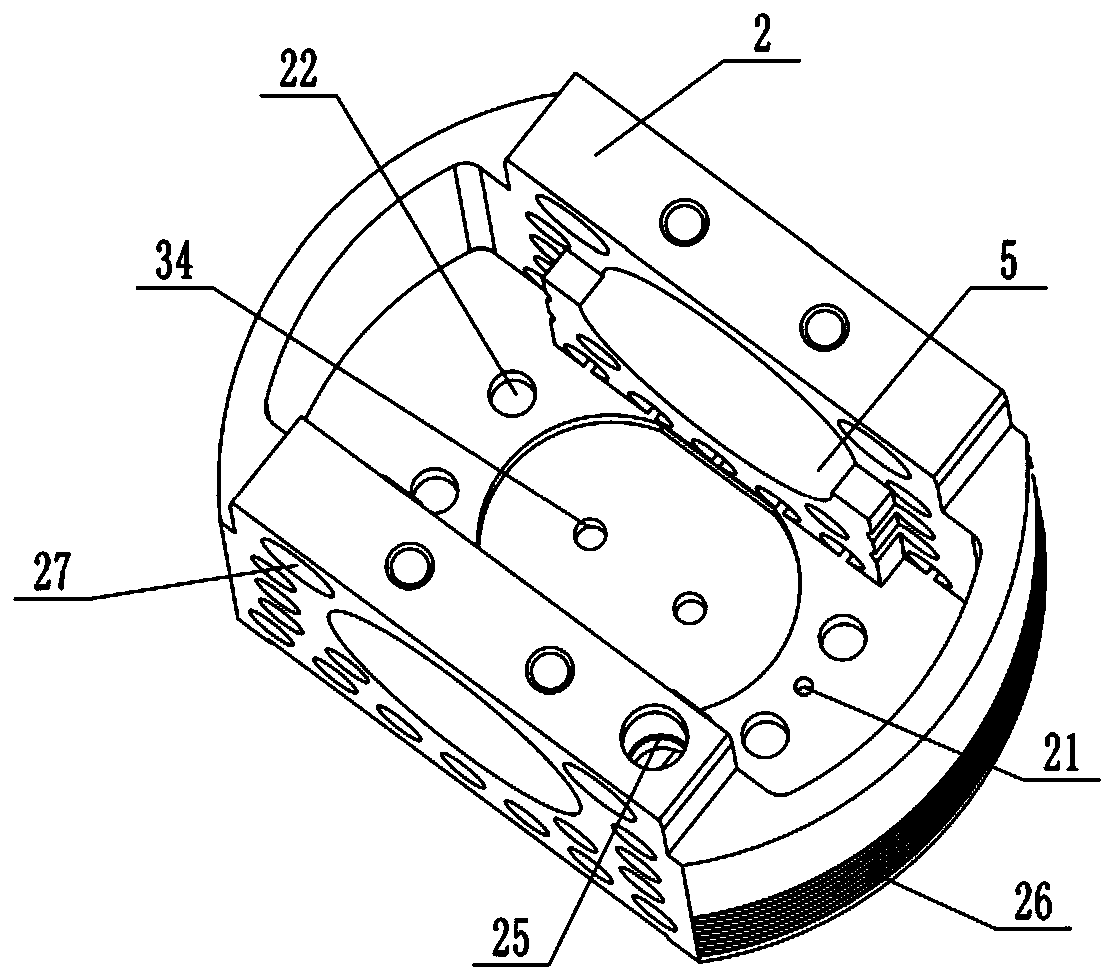 Split-type steel top steel skirt piston