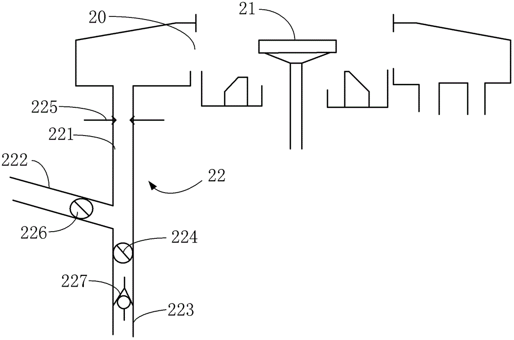 Exhaust pipe automatic cleaning device and glue developing machine