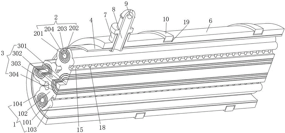 Power cable for municipal garden and production mode of power cable