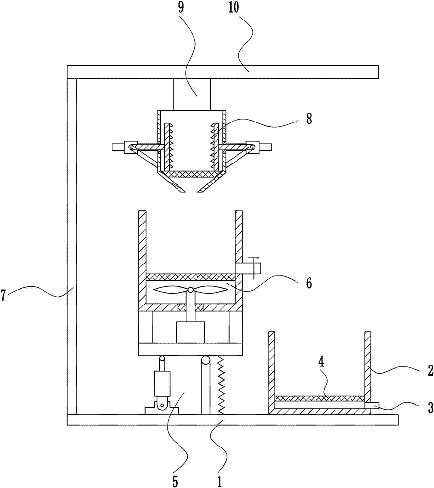 Crushing and cleaning integrated machine used for recycling waste plastics