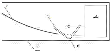 Ball feeding mechanism of football training ball serving machine