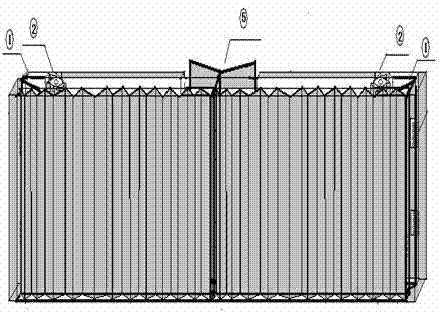 Intelligent temperature-control energy-saving double-layer wall