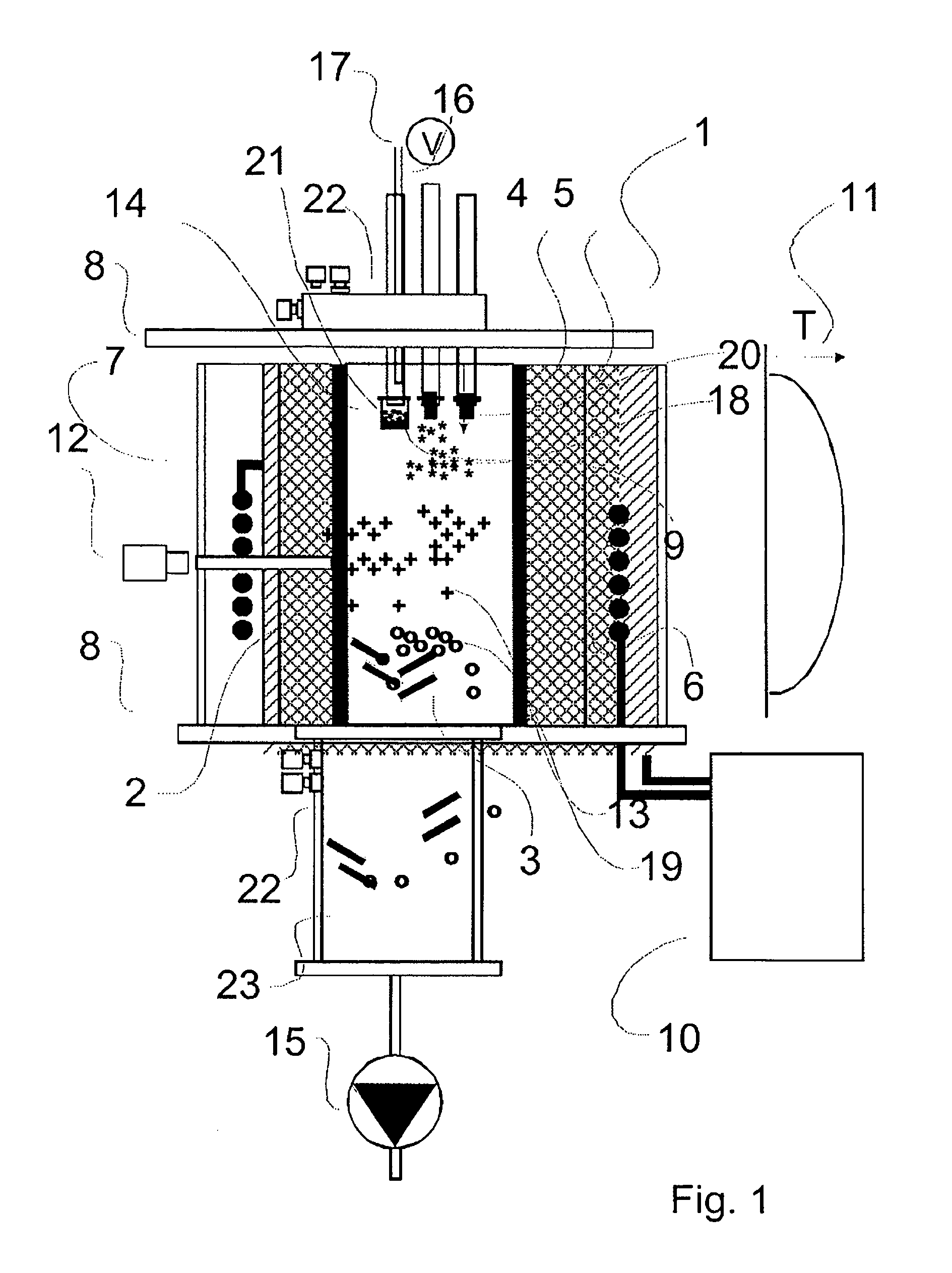 Device and method for producing nanotubes