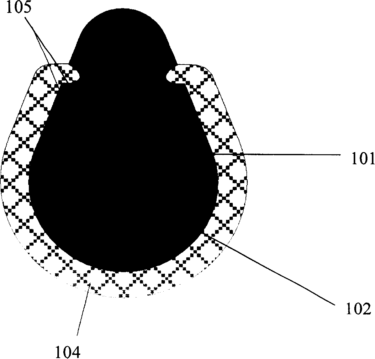 Bio-electrical impedance measuring electrode and apparatus