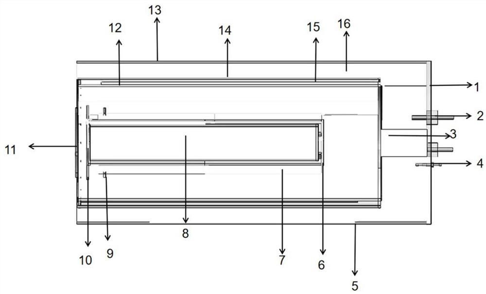 Internal heating ultra-high temperature device for generating high-collimation atomic beam