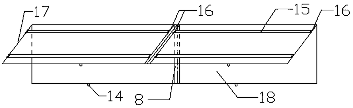 Combined underground pipe gallery space fire safety research model device