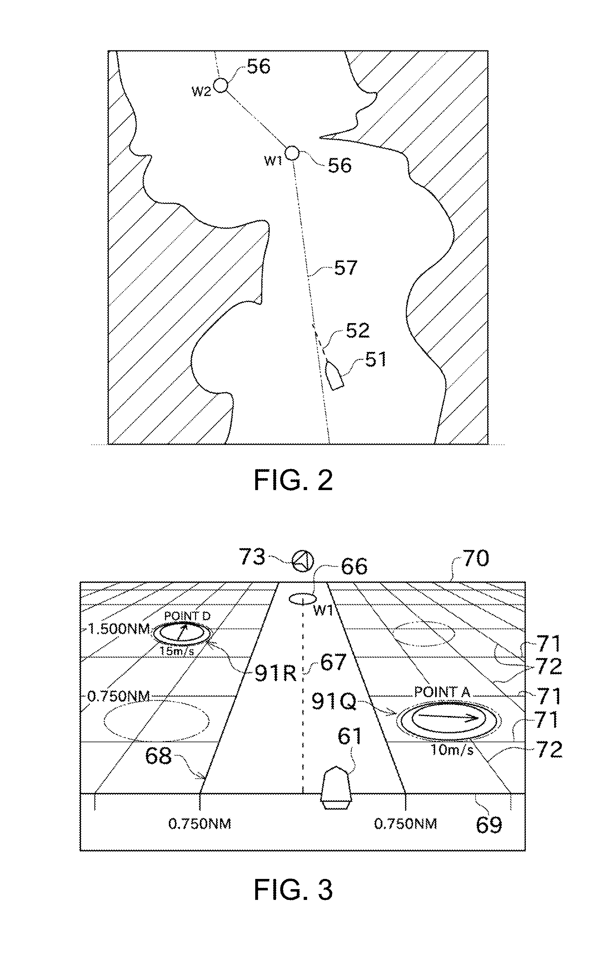 Device, program and method for displaying situation