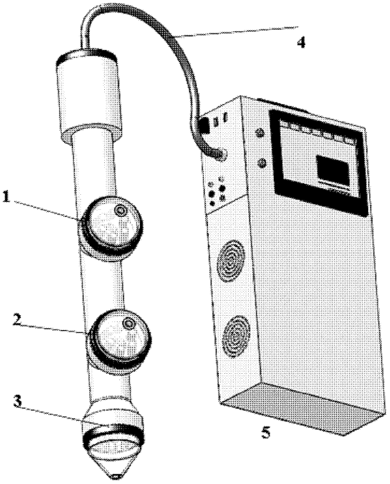 System and method for on-line detection of nitrogen in farmland soil