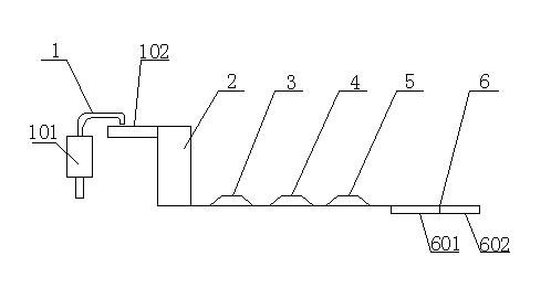 Hydroponic plant and filter dam combined eutrophication water body ex-situ remediation system