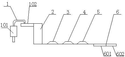 Hydroponic plant and filter dam combined eutrophication water body ex-situ remediation system