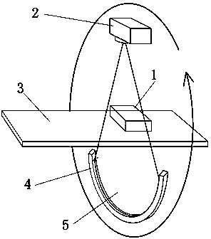 X-ray source array based real-time online industrial CT (computed tomography) detecting system