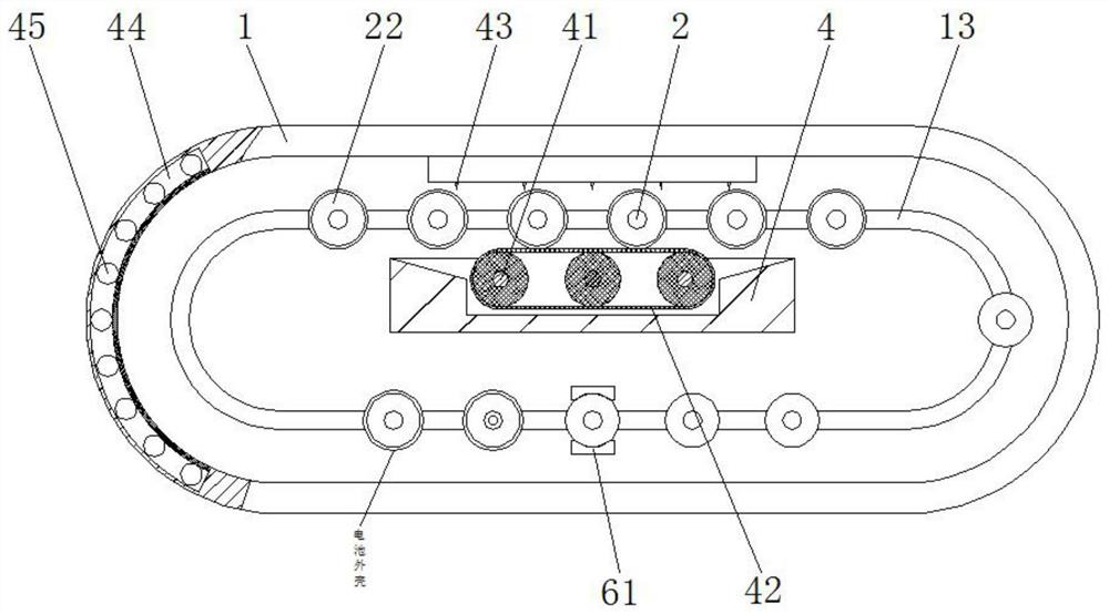 Battery case surface protection treatment process