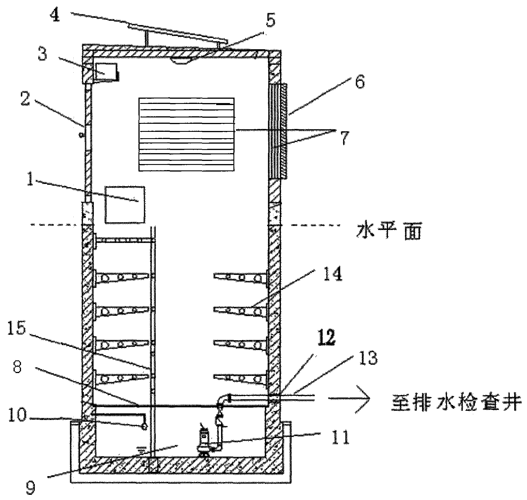 Multifunctional cable tunnel inspection well