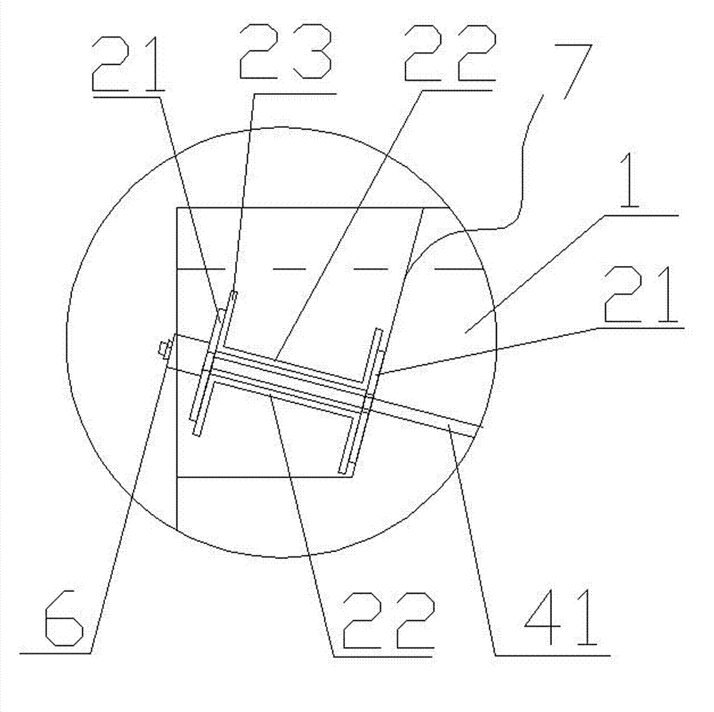 Hollow slab grider bridge longitudinal prestressing reinforcement method