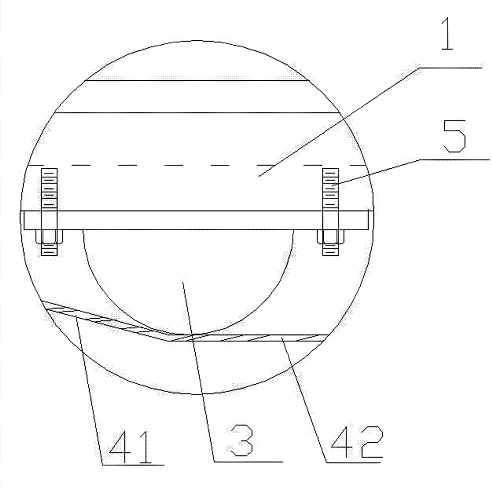 Hollow slab grider bridge longitudinal prestressing reinforcement method