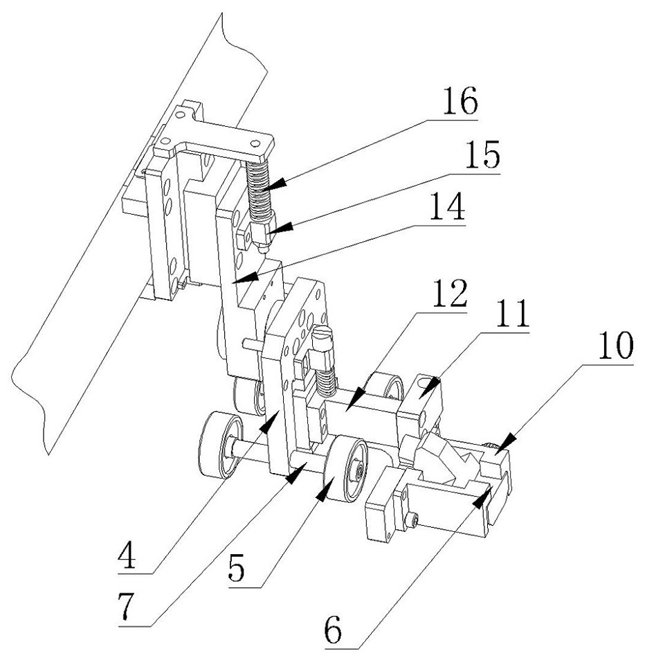 Ultrasonic detection-based automatic scanning frame and its movement method in the pipeline