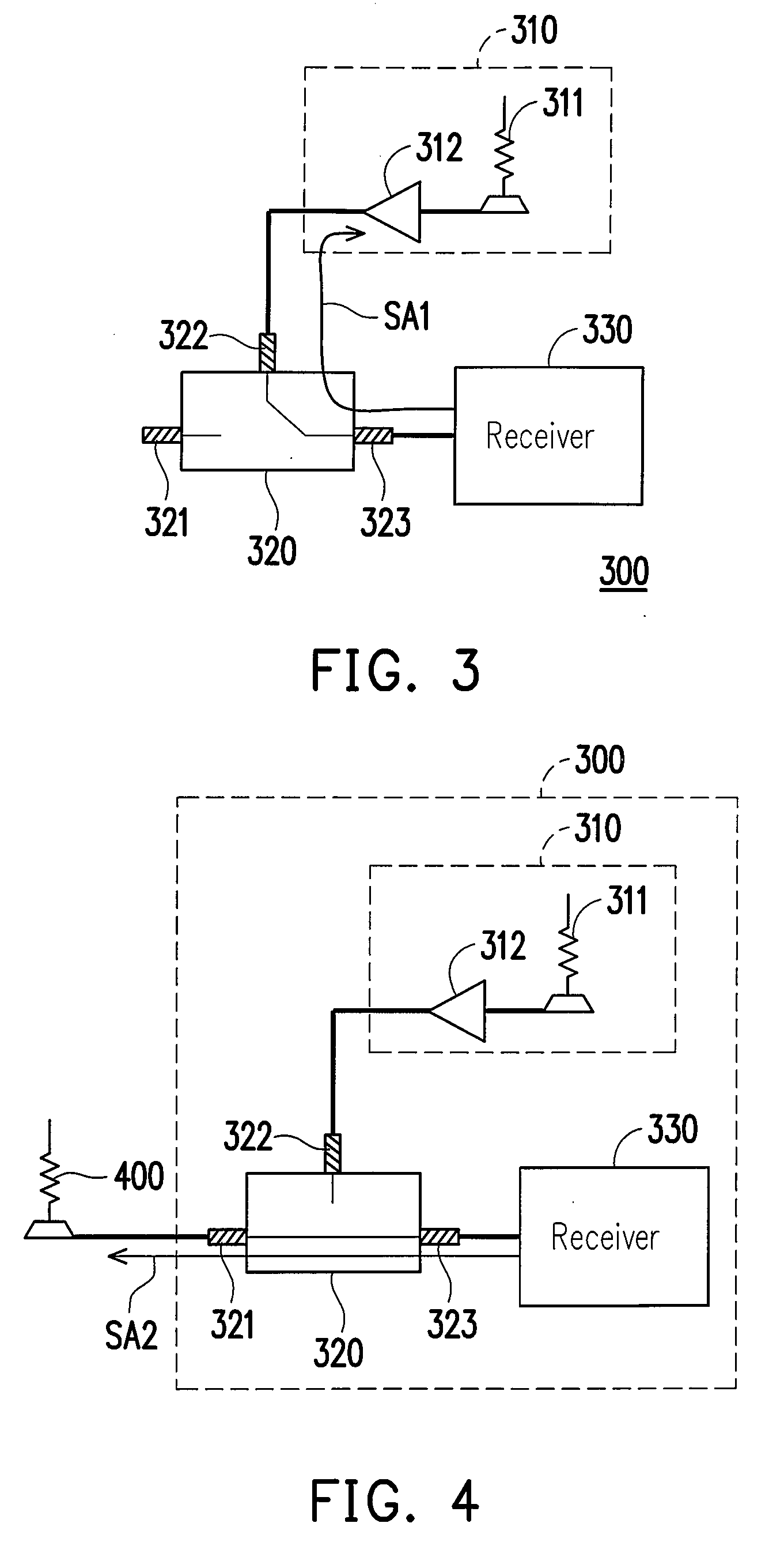 Receiving apparatus with enhanced isolation