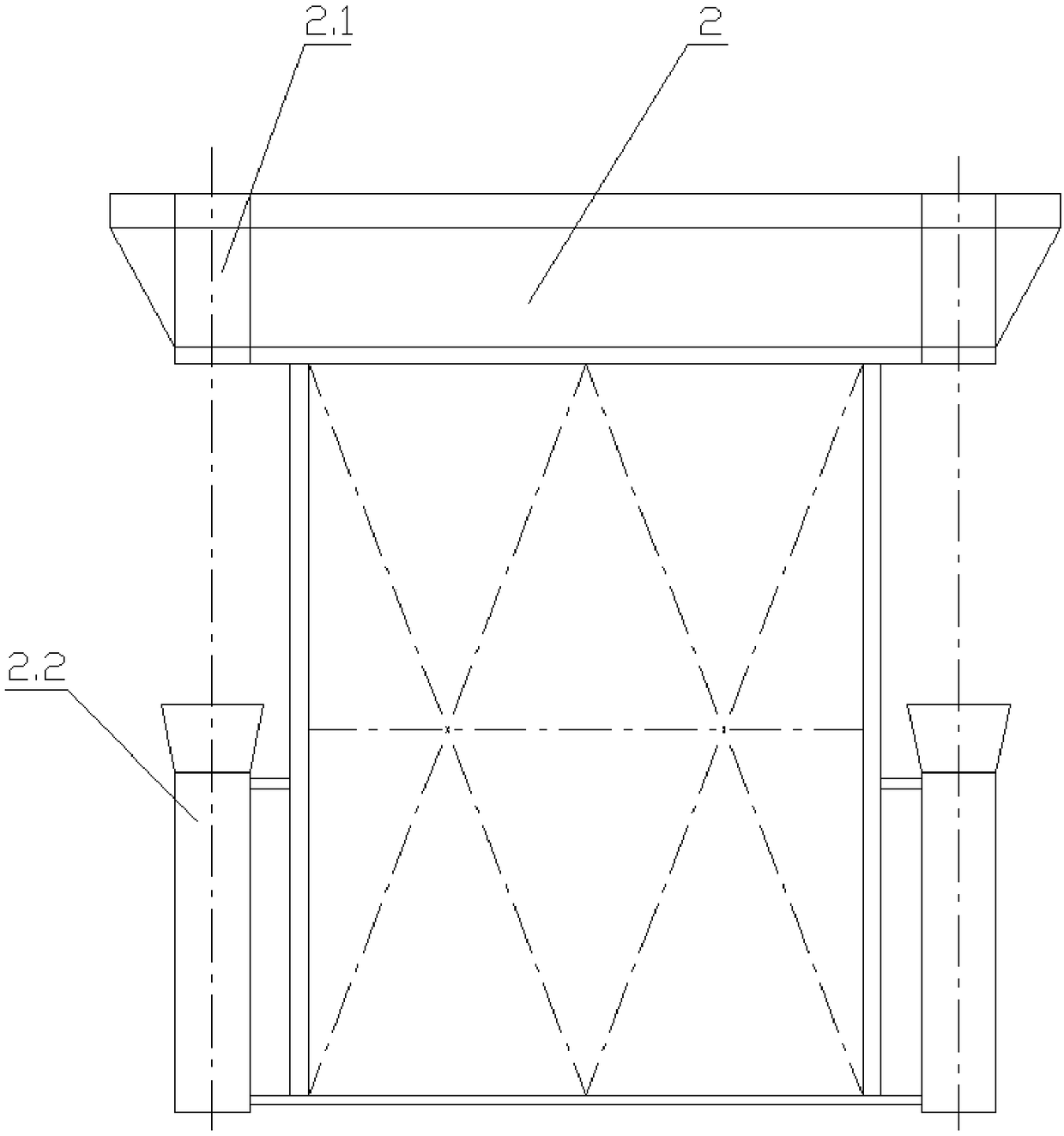 Piling process of conduit frame pile pipes