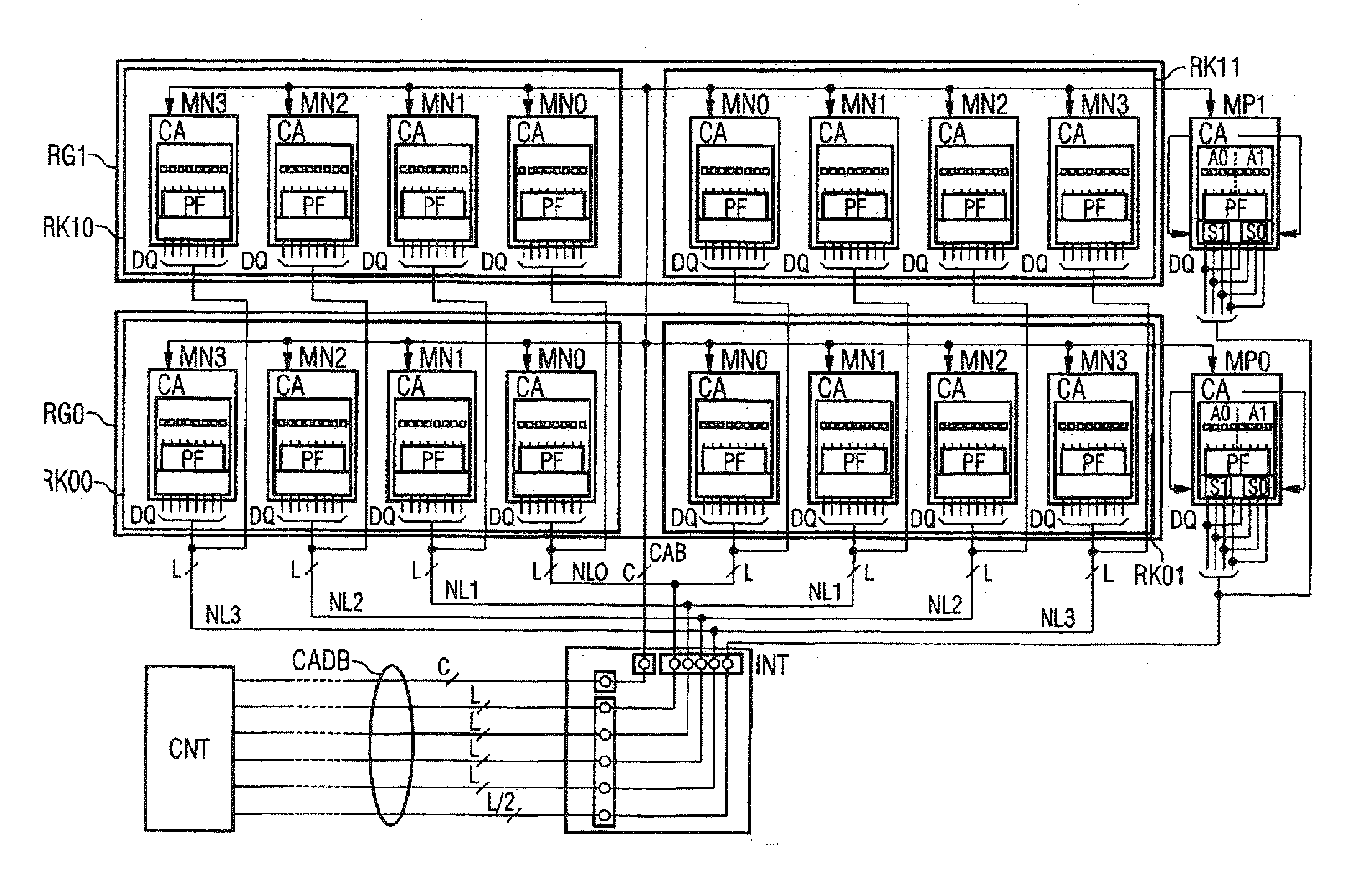 Memory module comprising a plurality of memory devices