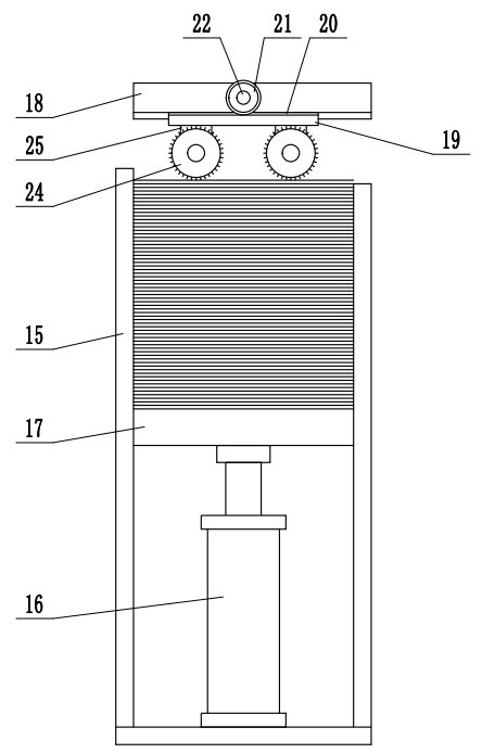 A silk quilt drawing machine