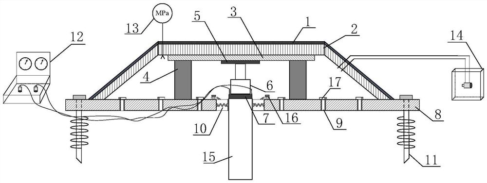 A sealing protection device and method for vacuum negative pressure static test pile