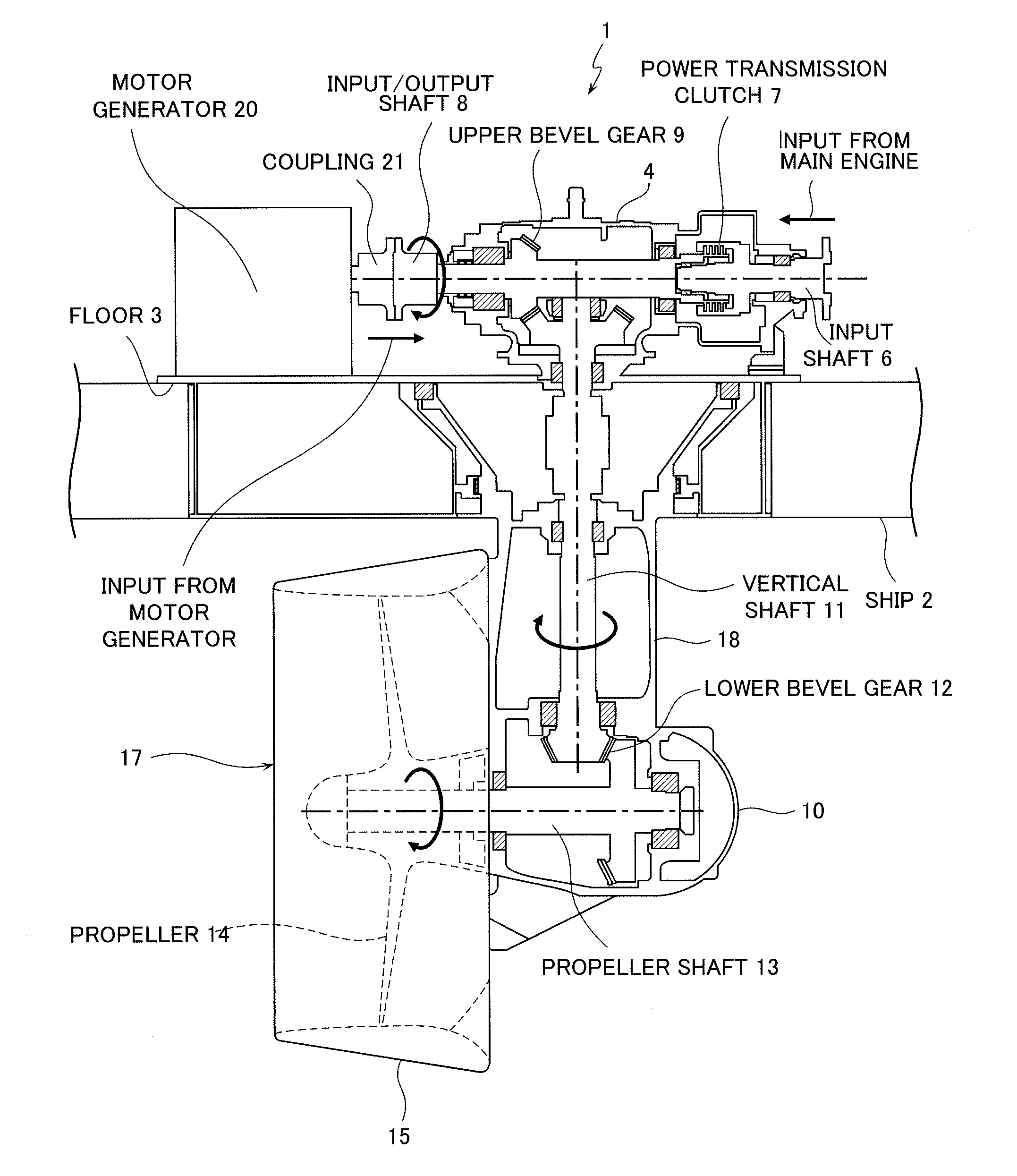 Marine propulsion device