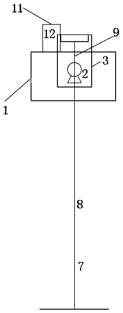 Automatic chemical mixing and feeding integrated device for lake reservoirs