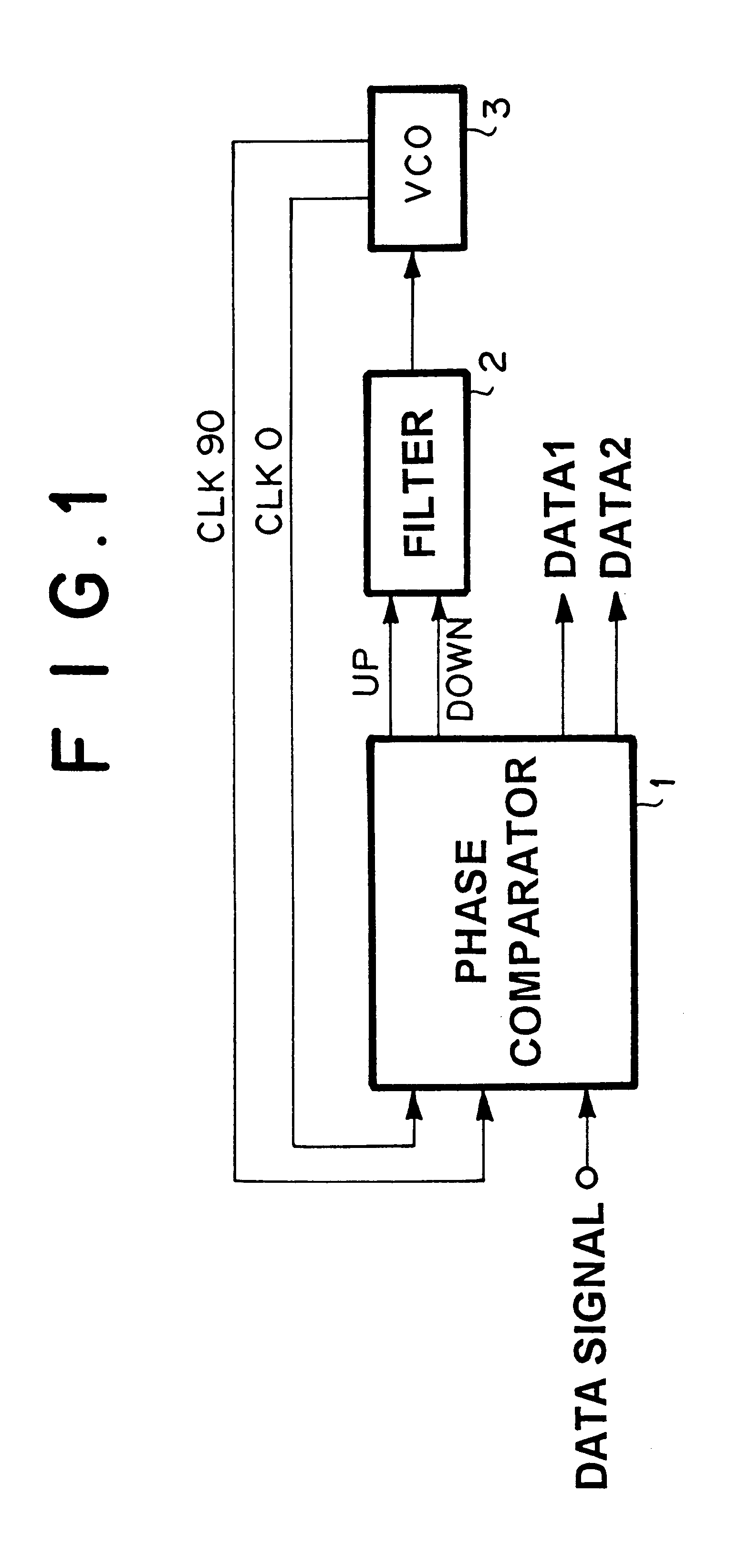 Two phase digital phase locked loop circuit