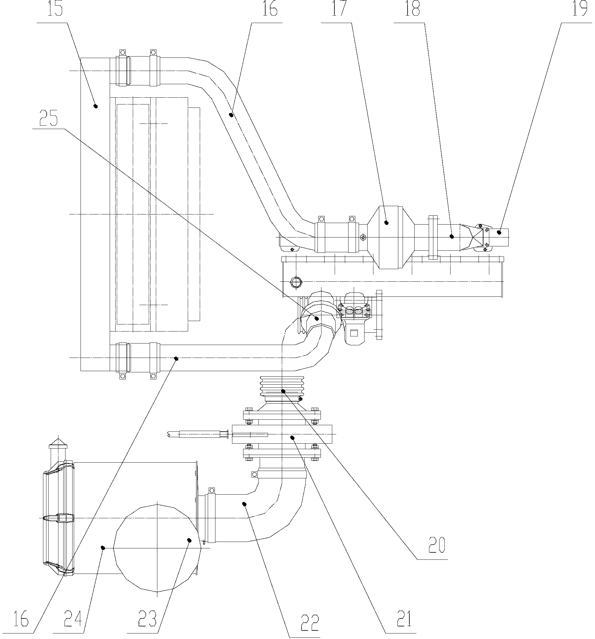 High-power explosion-proof diesel engine